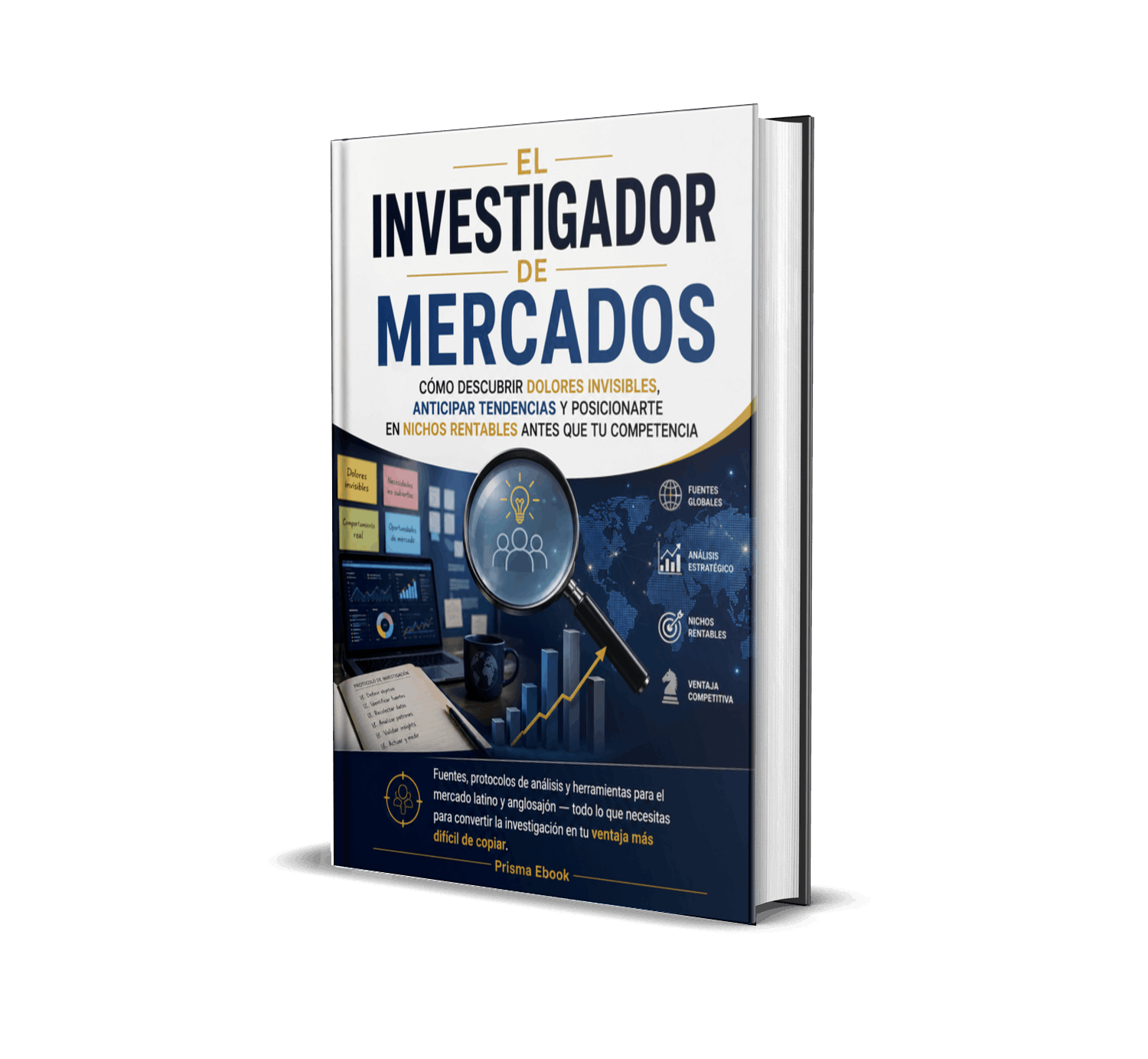 El Investigador de Mercados — Ebook 3D